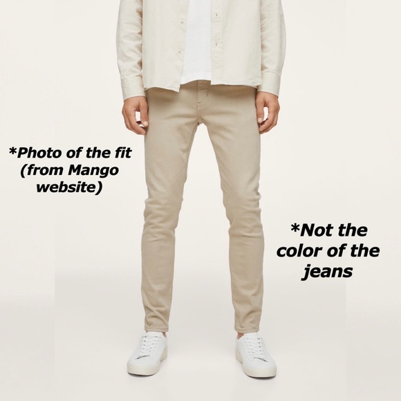 MNG MANGO MAN stretch mens denim jeans | 30W - Picture 8 of 8